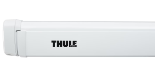 Thule Omnistor 4200 bílá, plachta Mystic šedá, 300 cm